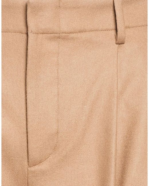 Laneus Natural Camel Pants Virgin Wool, Polyamide, Elastane for men