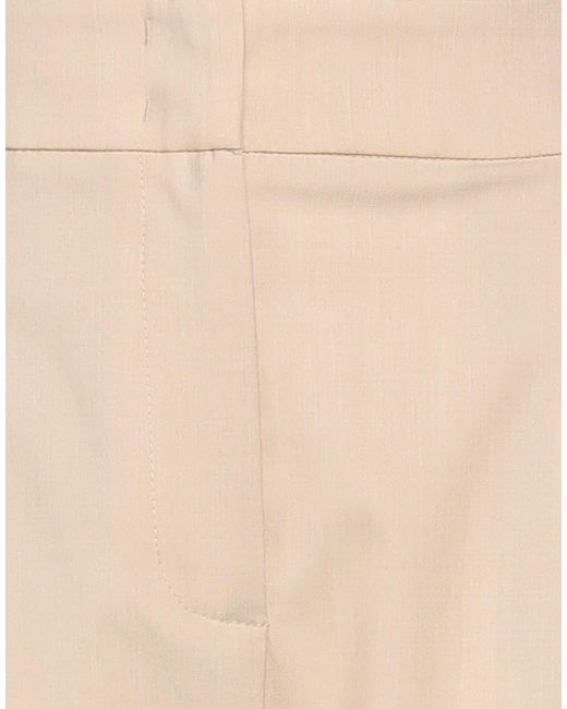 Peserico Natural Pants Polyester, Viscose, Elastane
