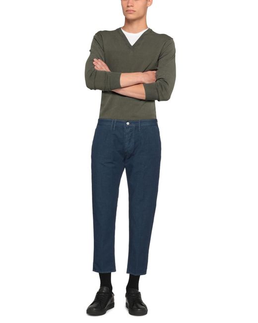 CYCLE Blue Trouser for men