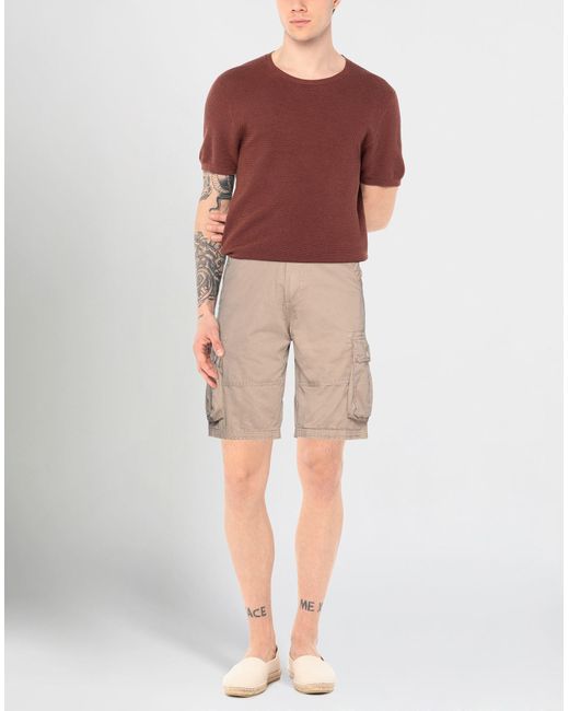GAUDI Natural Shorts & Bermuda Shorts Cotton for men