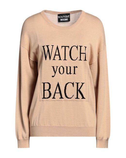 Boutique Moschino Natural Pullover