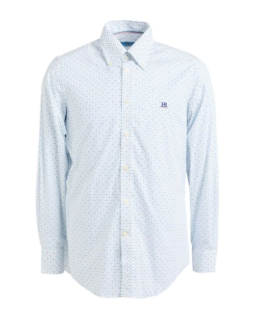 Harmont & Blaine Blue Azure Shirt Cotton for men