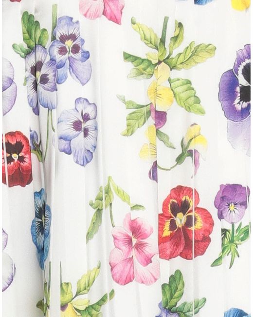 Vivetta White Midi Skirt Polyester