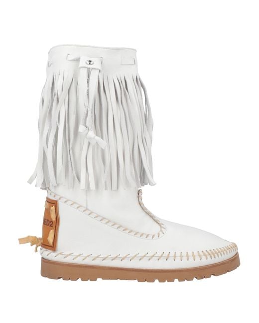 Botte DSquared² en coloris White