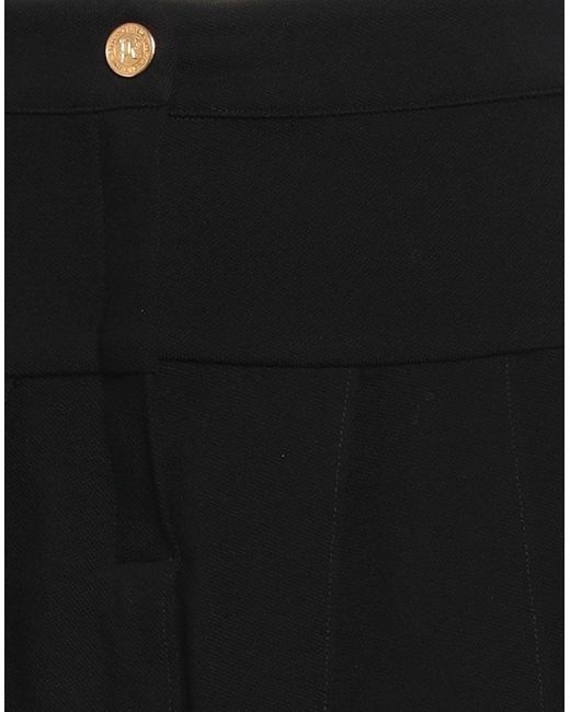Palm Angels Black Mini Skirt Cotton, Polyester
