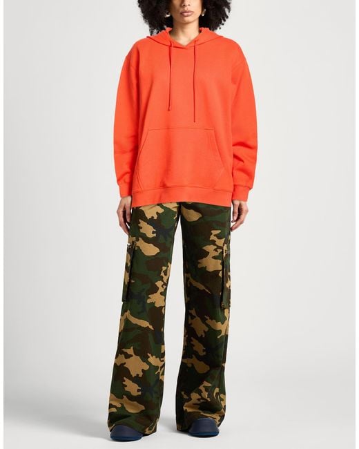 MSGM Orange Sweatshirts