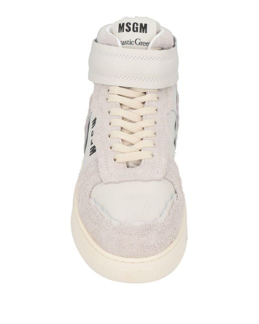 MSGM Natural Trainers for men