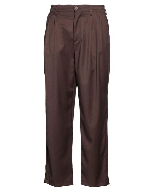 WOC WRITING ON COVER Brown Trouser for men
