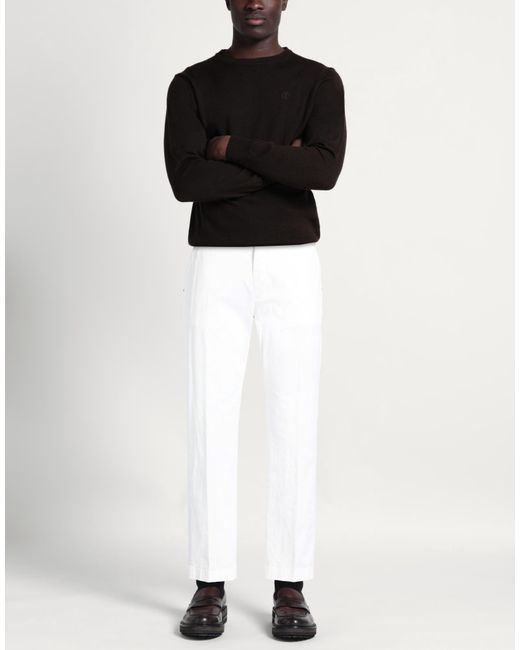 Entre Amis White Trouser for men