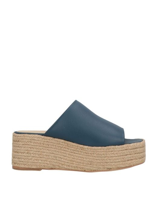 Paloma Barceló Blue Espadrilles