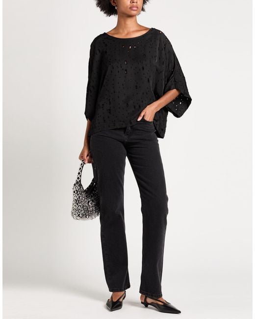 8pm Black Top Viscose