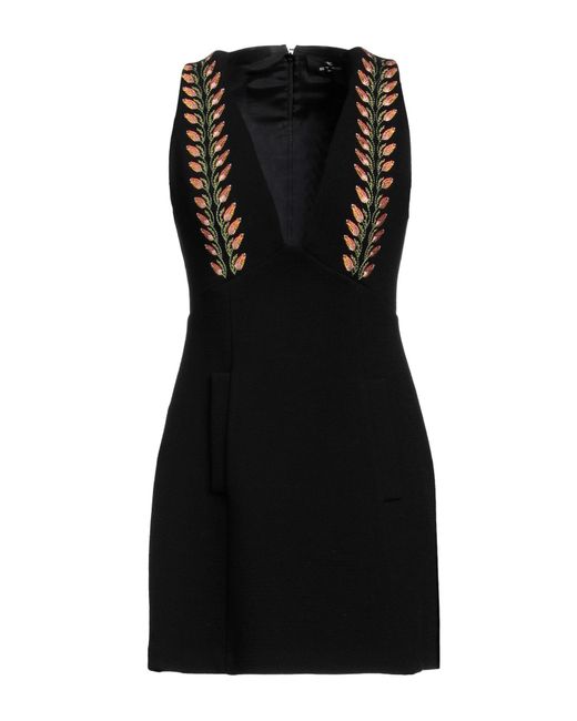Etro Black Mini-Kleid