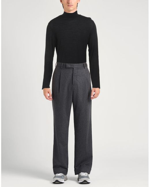 Transit Black Turtleneck Virgin Wool for men