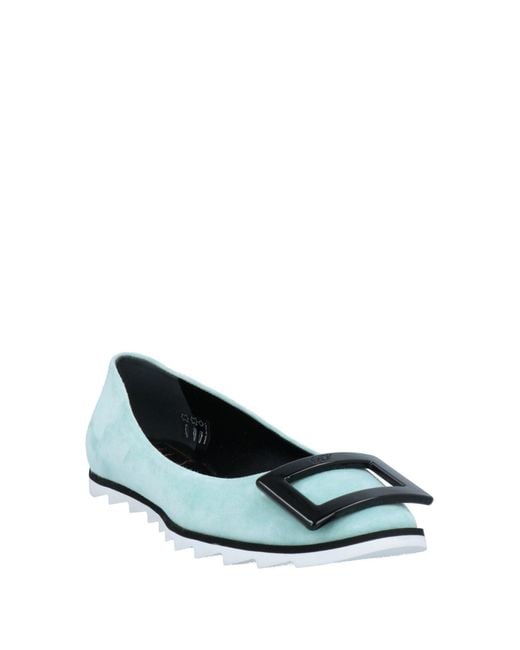 Roger Vivier Blue Ballet Flats