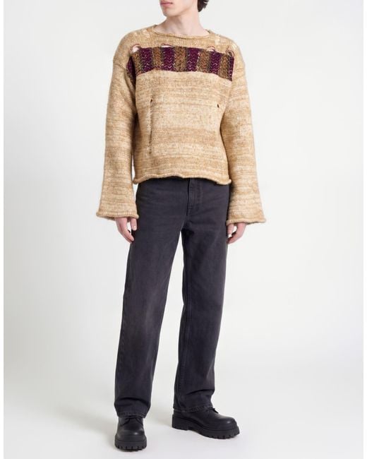 VITELLI Natural Sweater Viscose, Mohair Wool, Acrylic, Wool for men