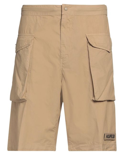Aspesi Natural Shorts & Bermuda Shorts Cotton for men