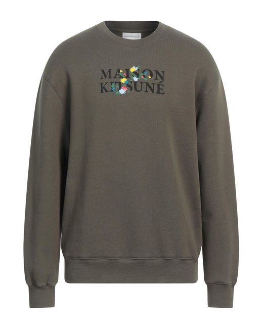 Maison Kitsuné Gray Sweatshirt for men