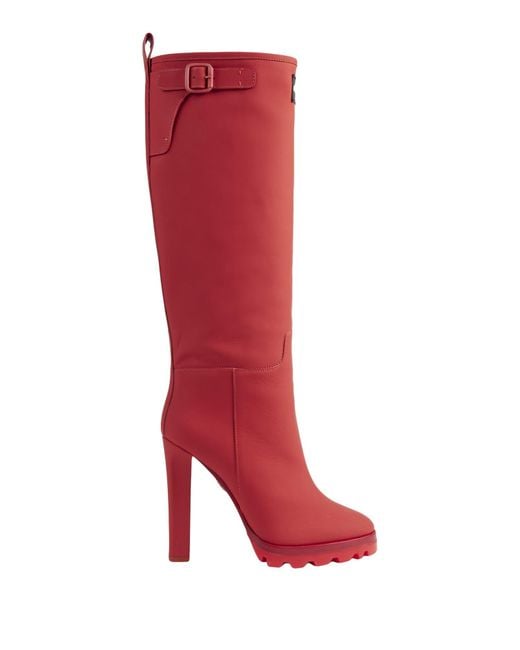 DSquared² Red Knee Boots