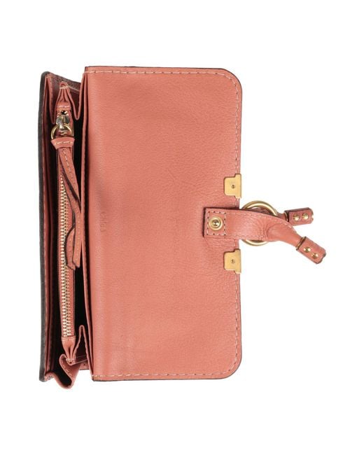 Chloé Pink Wallet Soft Leather