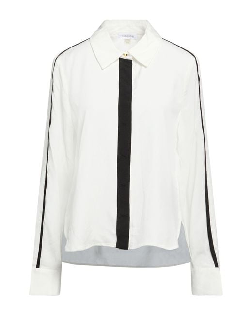 Calvin Klein White Shirt Polyester