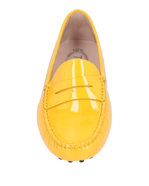 Tod's Yellow Loafers