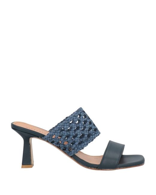 VICTORIA PETRA Blue Sandals