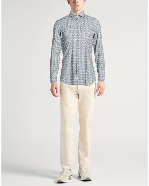 Xacus Blue Shirt Cotton for men
