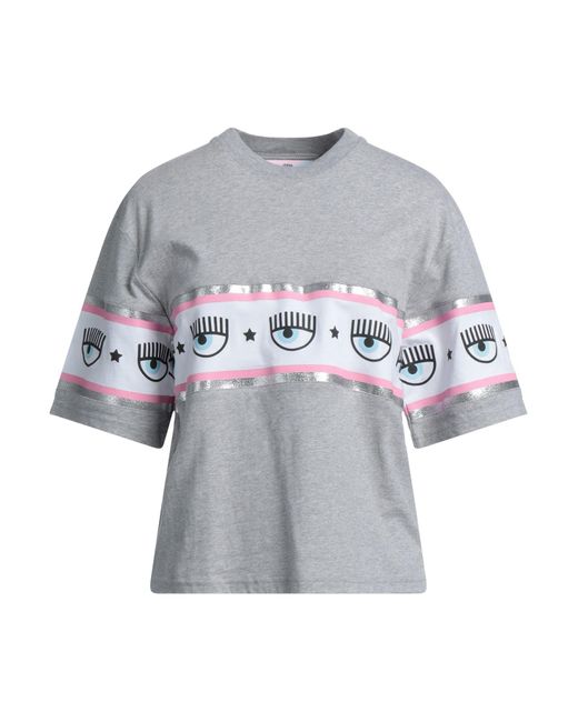 Chiara Ferragni Gray T-shirt