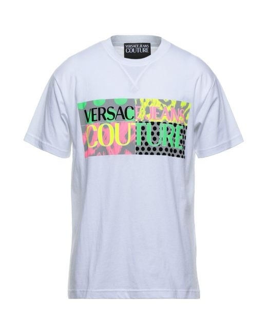 Versace Jeans Couture White T-Shirt Cotton for men