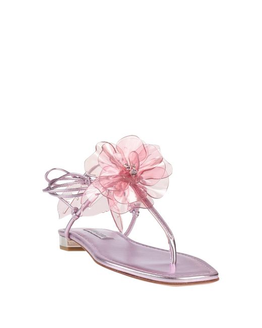 Aquazzura Pink Thong Sandal