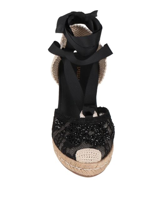 Le Silla Black Espadrilles