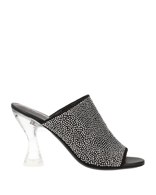 By Far Black Sandals