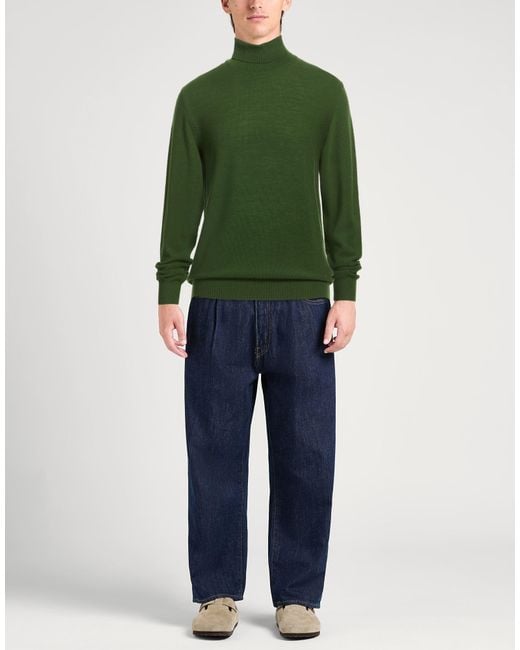 Manuel Ritz Green Turtleneck for men