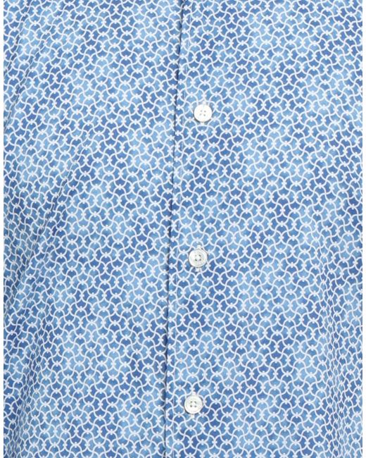 Fedeli Blue Shirt for men
