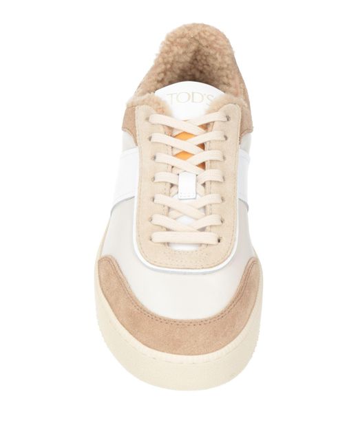 Tod's Natural Sneakers Leather