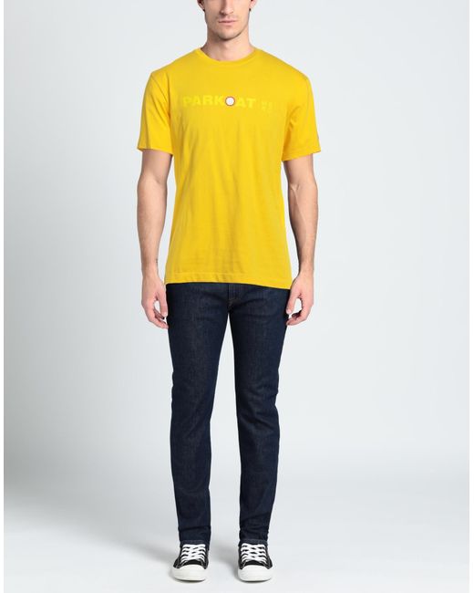 Parkoat Yellow T-Shirt Cotton for men