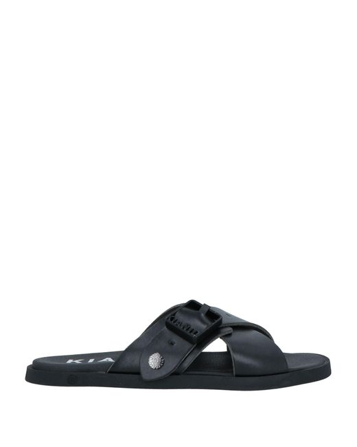 KIANID Black Sandals for men