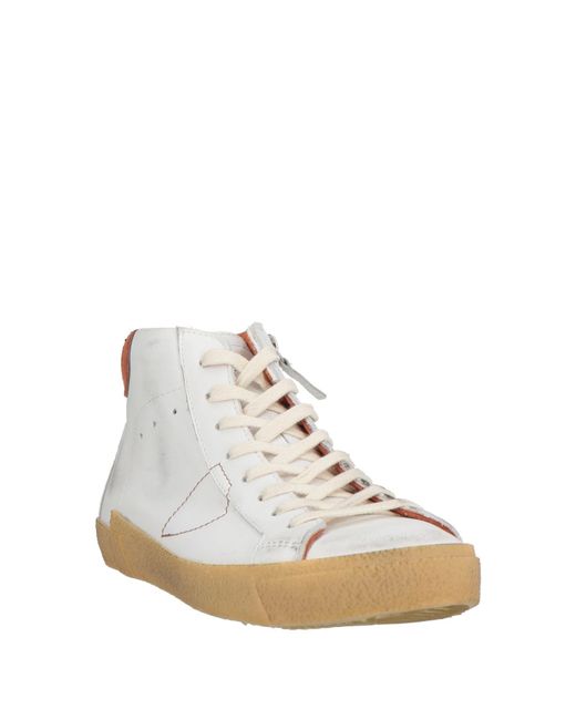Philippe Model White Trainers for men
