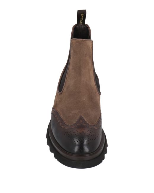 Doucal's Brown Ankle Boots for men
