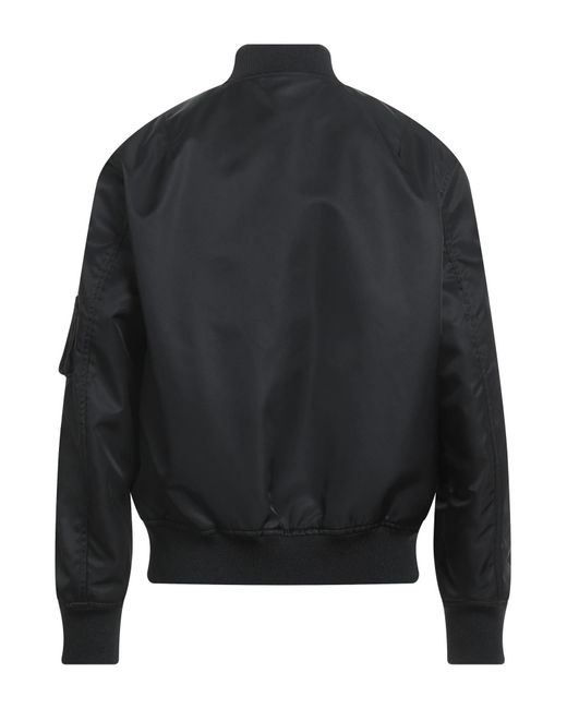 Valentino Garavani Black Jacket Polyamide, Elastane, Polyester, Cotton for men