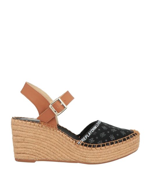 Replay Black Espadrilles