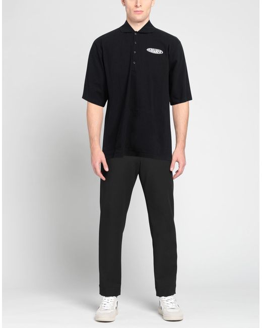DSquared² Black Polo Shirt for men