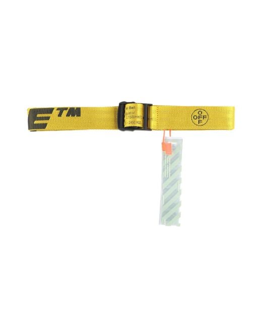 Off-White c/o Virgil Abloh Yellow Belt Polyamide, Polyester