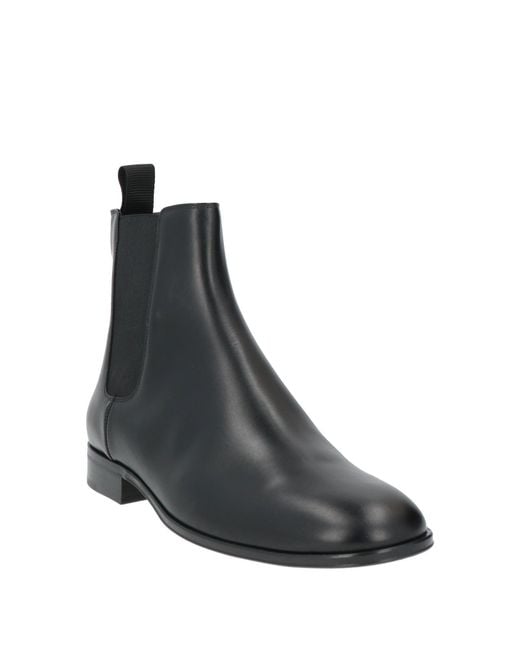 Gianvito Rossi Black Ankle Boots Leather for men