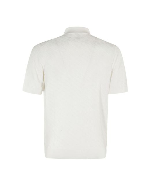 Paolo Pecora Poloshirt in White für Herren