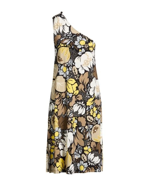 Siyu Metallic Midi Dress Viscose, Elastane