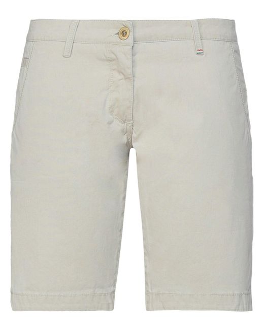 Aeronautica Militare Shorts \u0026 Bermuda Shorts in Beige (Natural) | Lyst