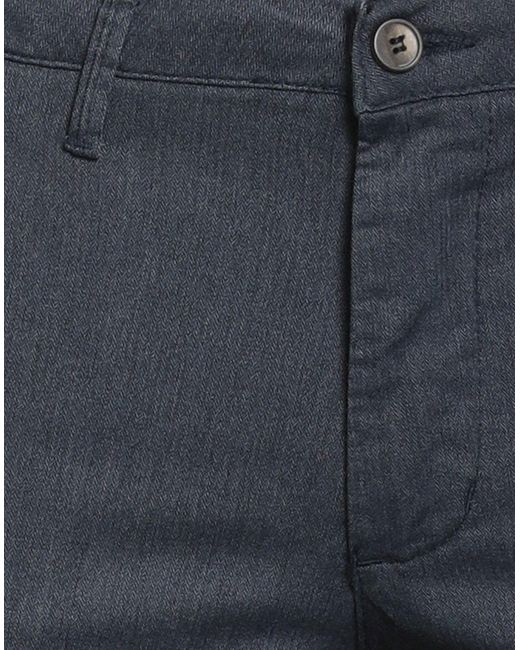 Squad² Blue Pants Cotton, Polyester, Elastane for men