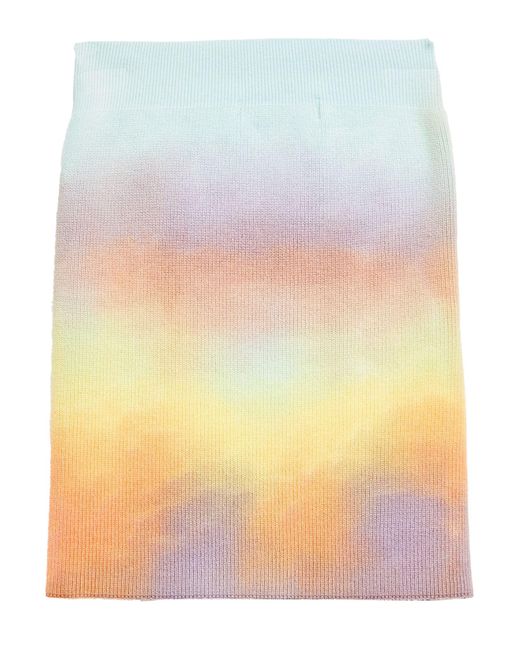 Laneus Green Light Mini Skirt Cotton