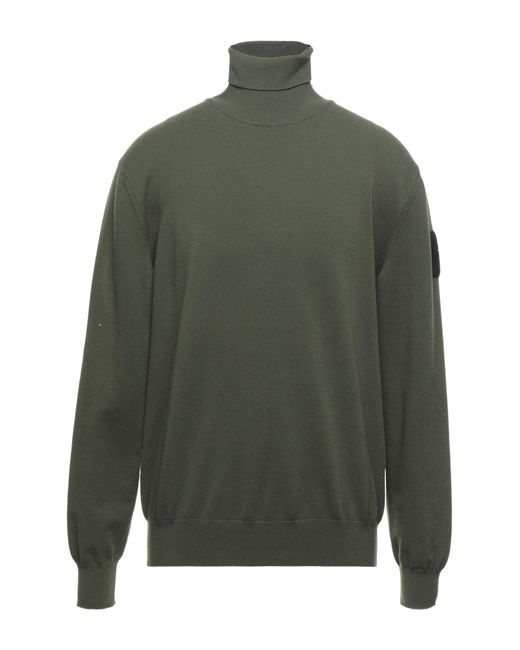 OUTHERE Green Turtleneck for men